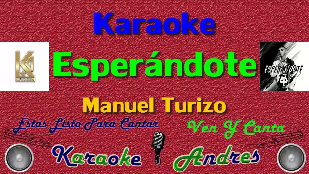 Esperándote - MTZ Manuel Turizo | Karaoke |