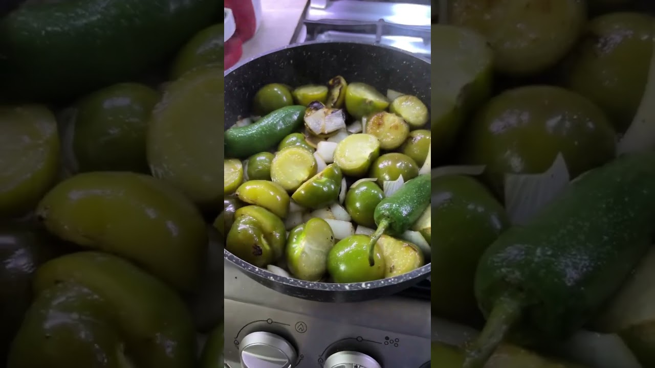 Paso a paso SALSA VERDE TATEMADA. F&aacute;cil y rendidora, nivel principiantes. #saludable #shots #addytip