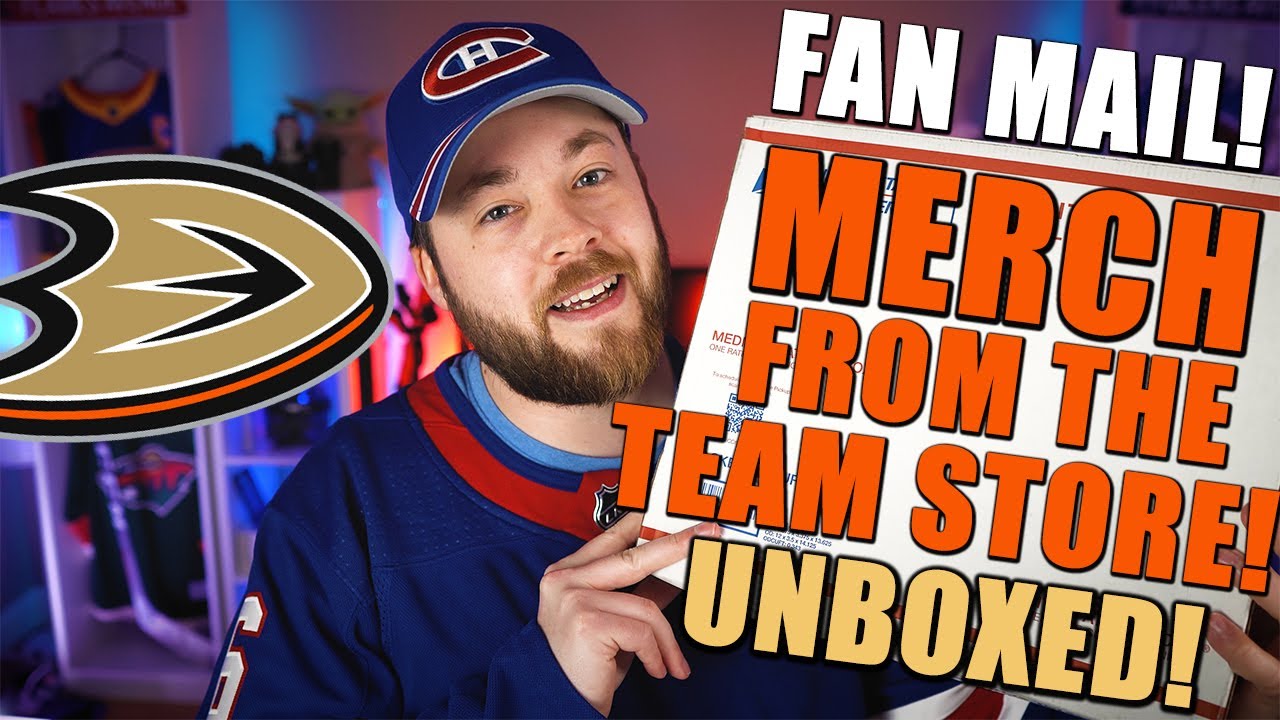 Fan Mail Unboxing! Merch From an NHL Team Store!