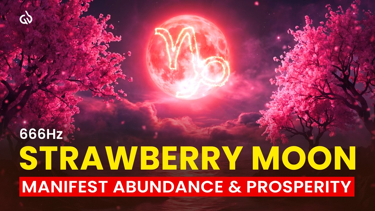 Full Moon in Capricorn (Strawberry Moon): Manifest Massive Abundance and Prosperity, 666Hz