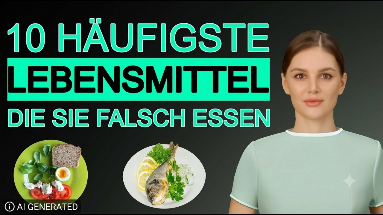 10 häufigste Lebensmittel, die Sie falsch essen!