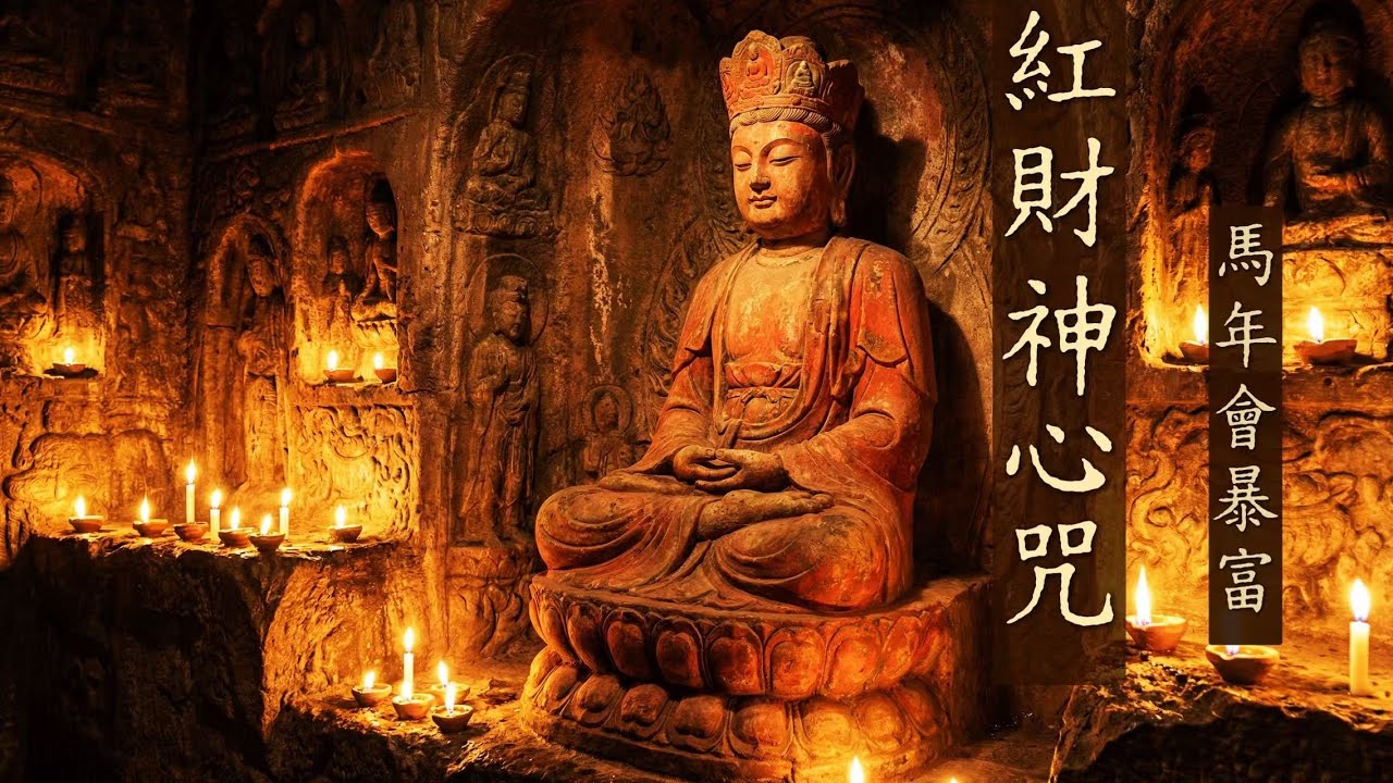 红财神心咒【佛经音乐】马年暴富｜财源广进｜财宝富贵财神护持｜免除贫穷和一切经济窘困