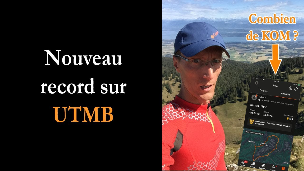 Un youtubeur connu bat le record de l'UTMB (sans pr&eacute;paration)