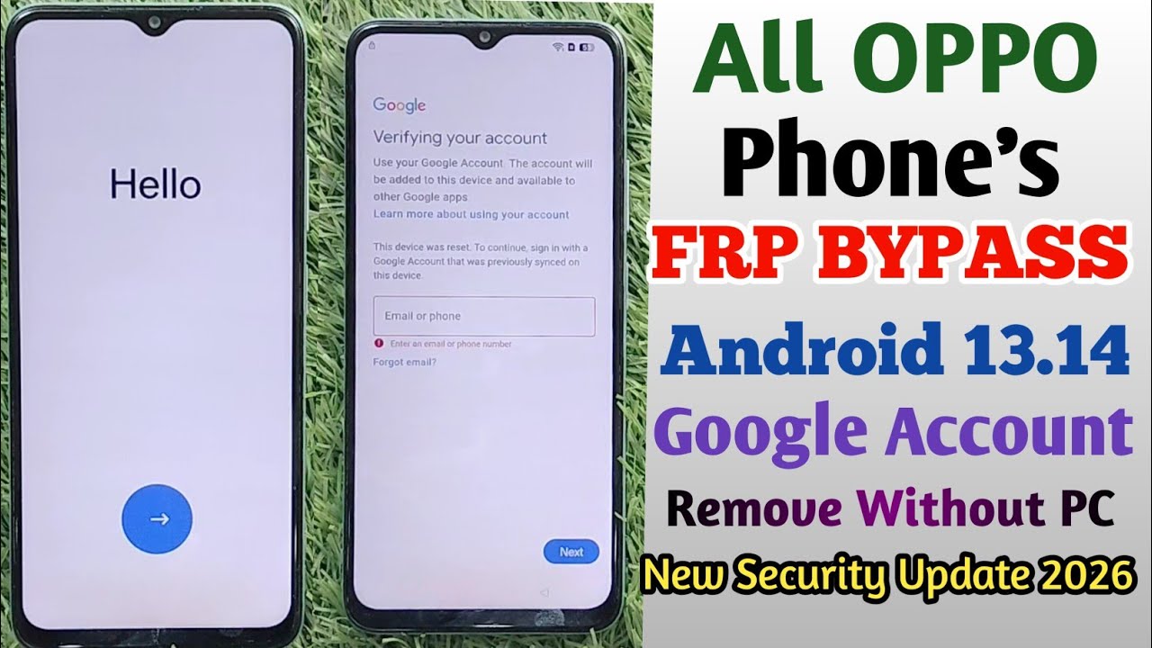 All Oppo FRP Bypass | Google Account Remove (Without PC) Android 15 Letest Update 2026