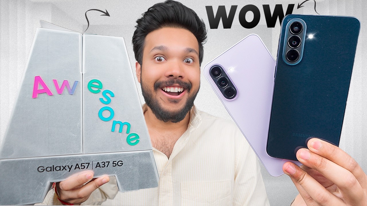Samsung Galaxy A57 & A37 5G First Look ⚡ Premium Design, Nightography Camera & 2-Day Battery