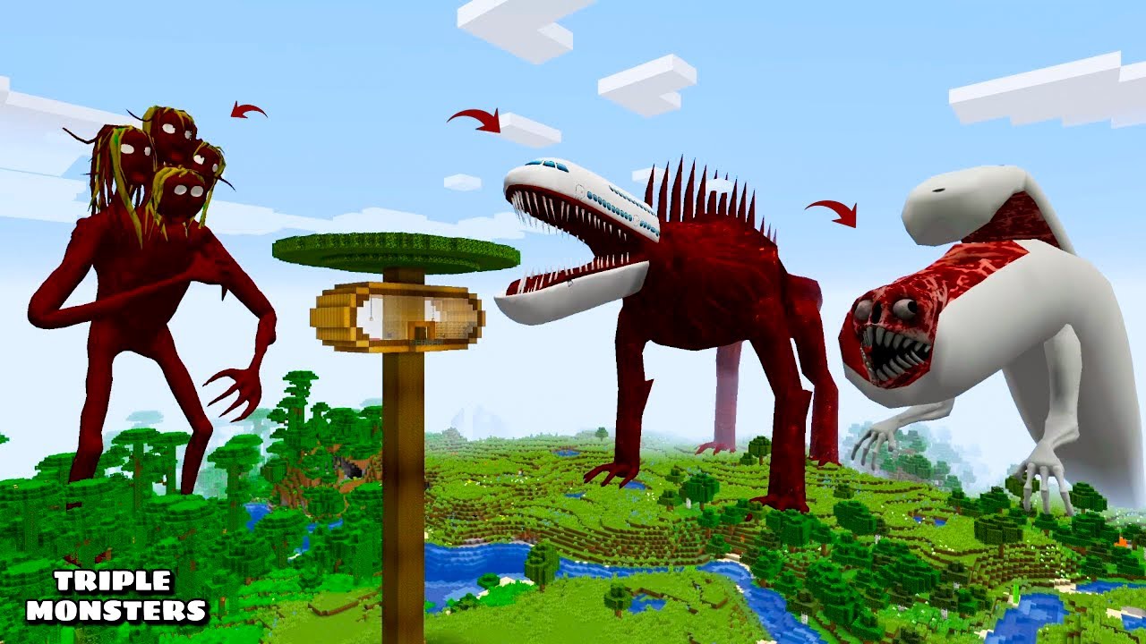 I Found INFECTED SKY, TREEHEAD, & BRIDGEWORM in Minecraft - Minecraft  Gameplay😱 - Coffin Meme