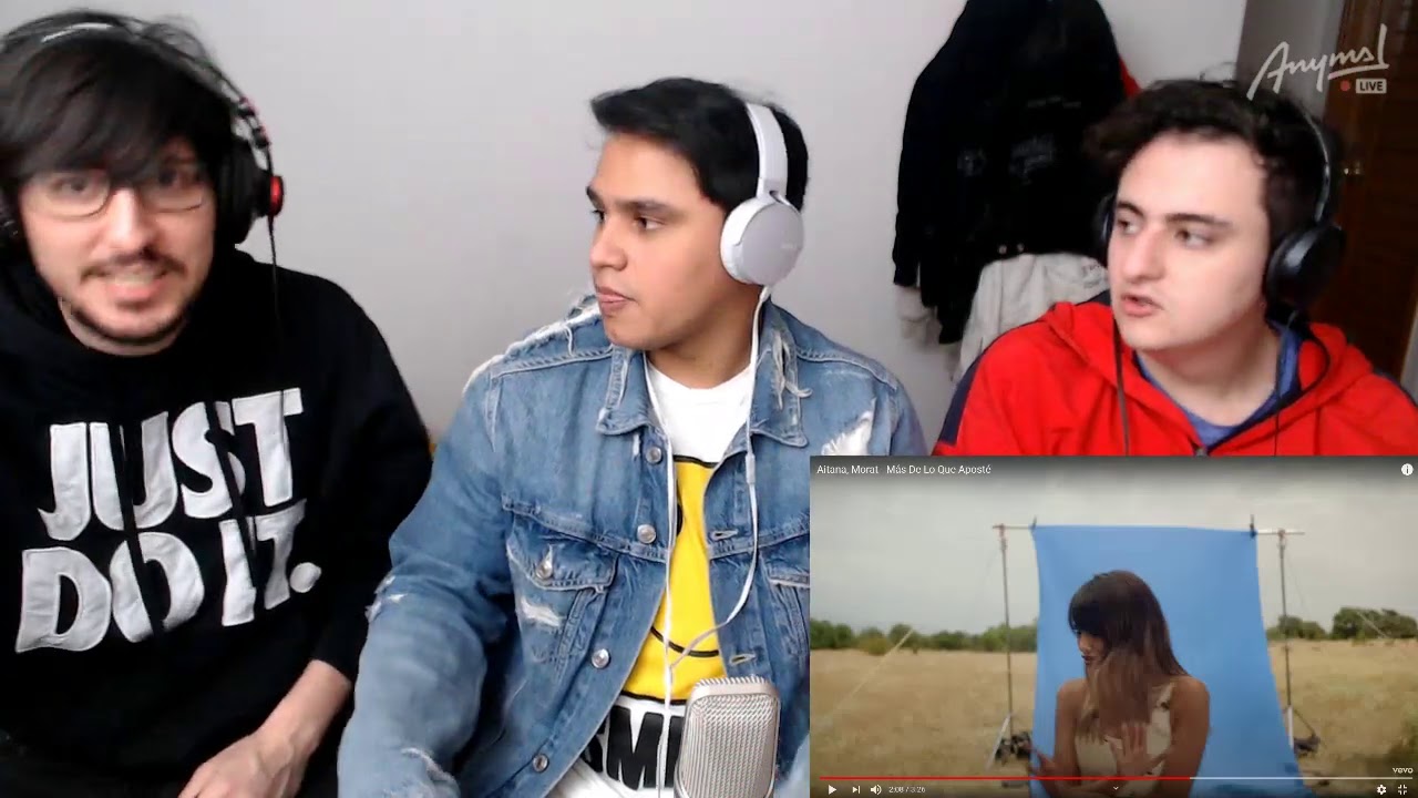 [Reacción] Aitana, Morat - Más De Lo Que Aposté | ANYMAL LIVE 🔴