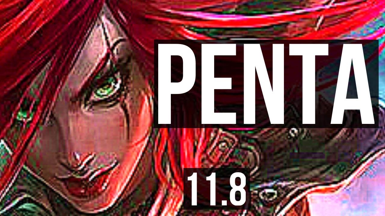 KATARINA vs GWEN (MID) | Penta, Rank 1 Kata, Legendary, 1.9M mastery, 20/2/2 | BR Challenger | v11.8