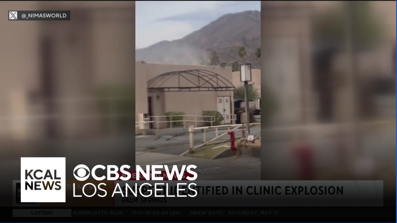 Suspect IDed in deadly explosion outside Palm Springs fertility clinic that FBI calls an "act of ter