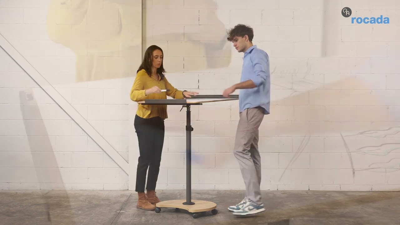 Find out more about the Rocada NATURAL Mobile Flipchart and Table