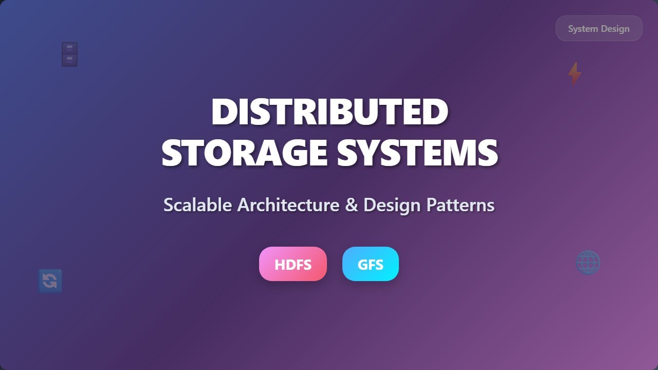 Distributed Storage Systems: HDFS & GFS Explained for Beginners