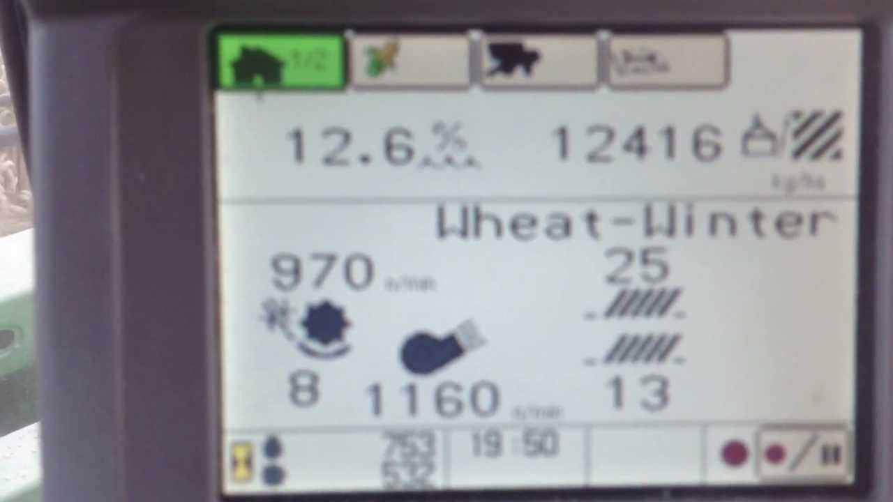 John Deere 9870 STS - Harvesting 12 T/Ha Dry Land Wheat