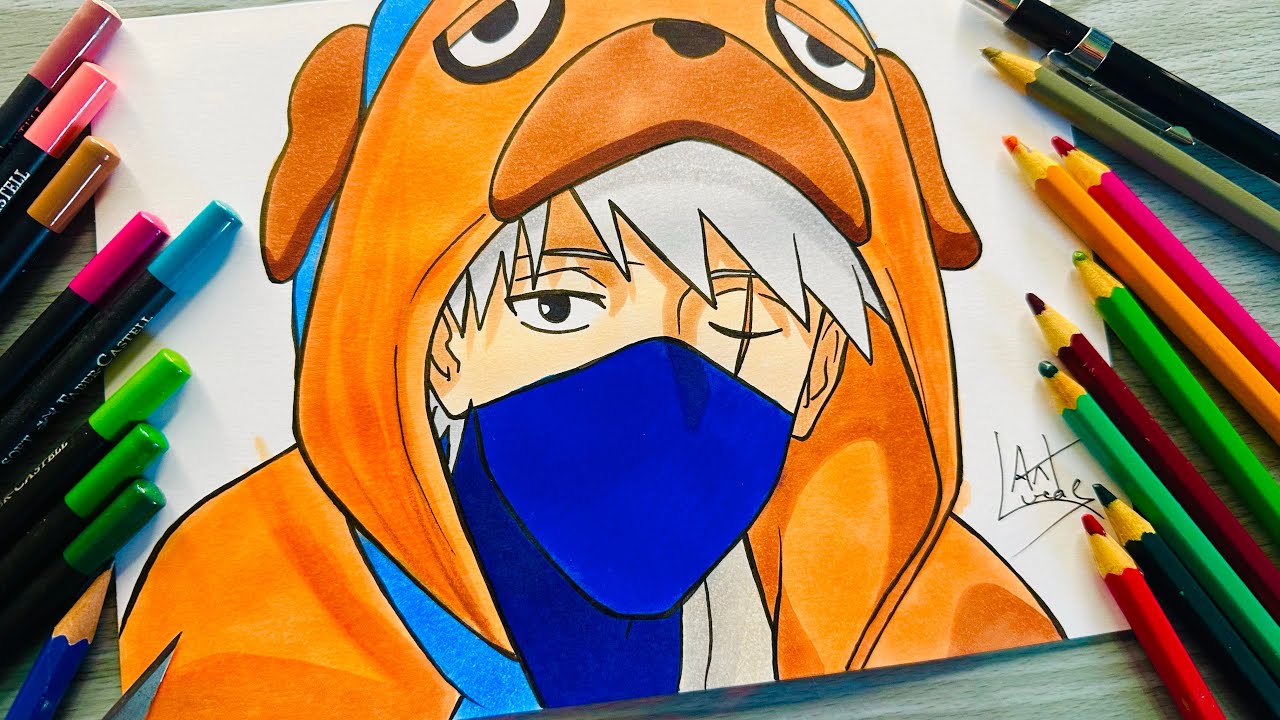 Como Desenhar o Kakashi - How To Draw Kakashi