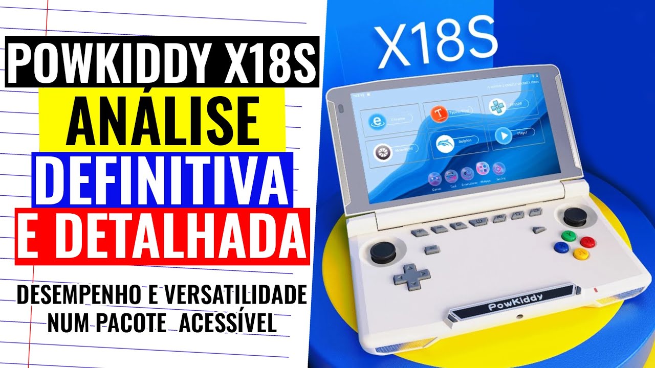 Powkiddy X18S: Análise Definitiva e Detalhada! O Console Portátil que Você Estava Esperando?