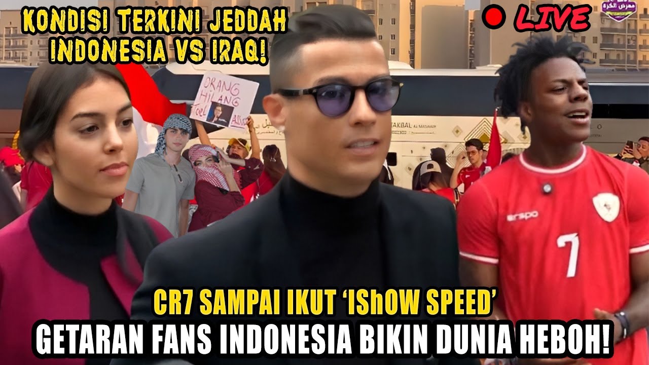 Suporter Ini GILA!’ — CR7 Sampai Lakukan Hal Ini di Laga Indonesia vs Iraq!