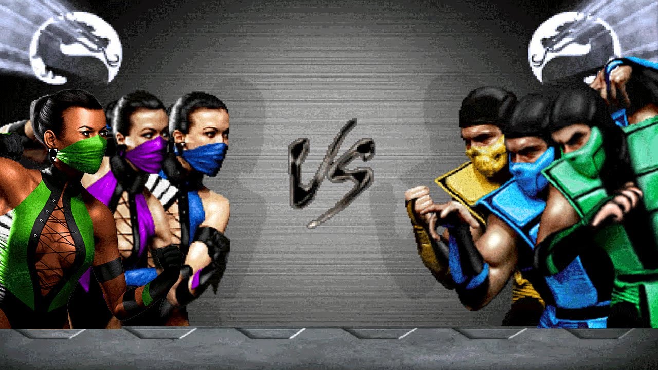 MORTAL KOMBAT TEAM BATTLE GAMEPLAY (MUGEN) - CPU Vs CPU