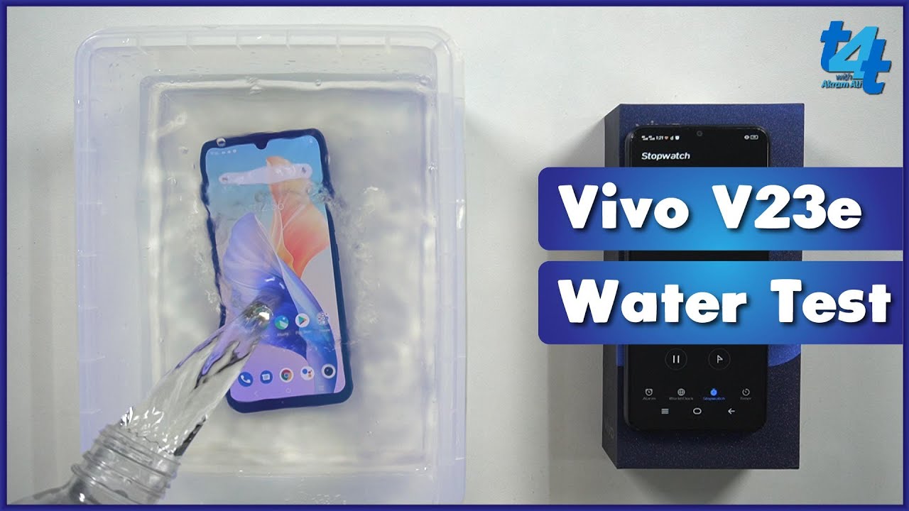 Vivo V23e Water Test ! in Screen FingerPrint Scanner Failed ? Lets See