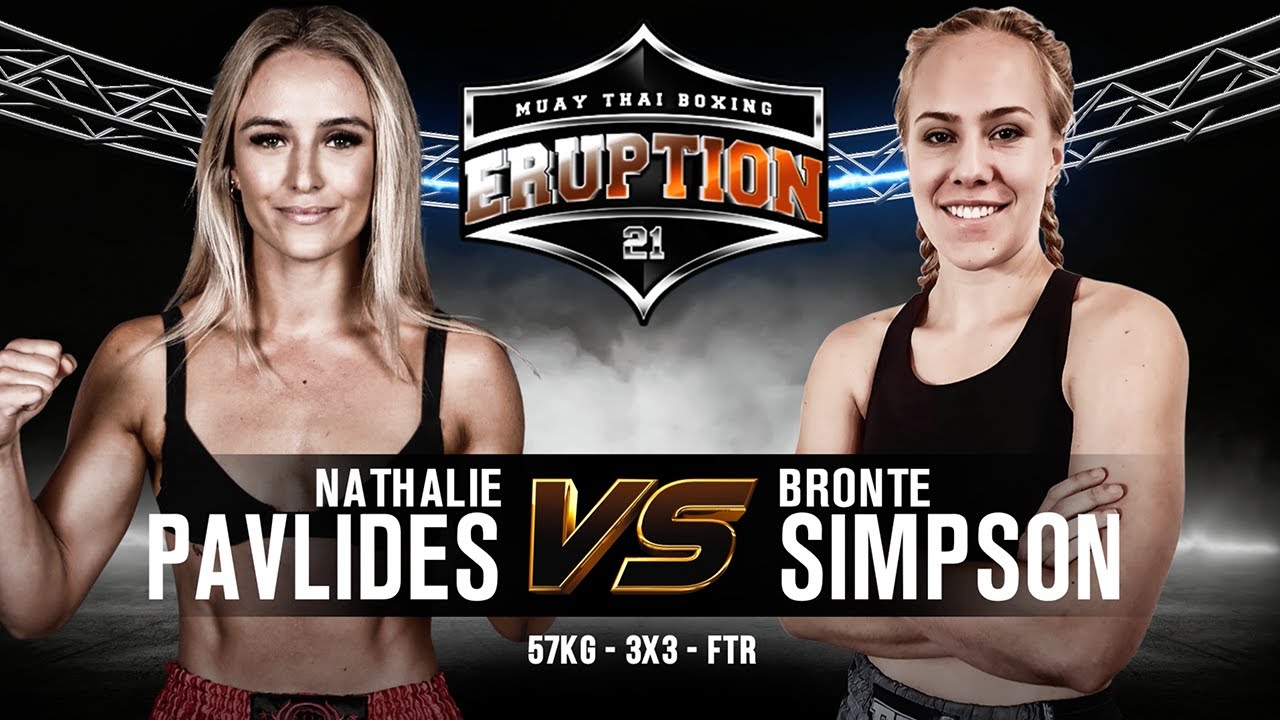 Eruption Muay Thai 21: Nathalie Pavlides Vs Bronte Simpson