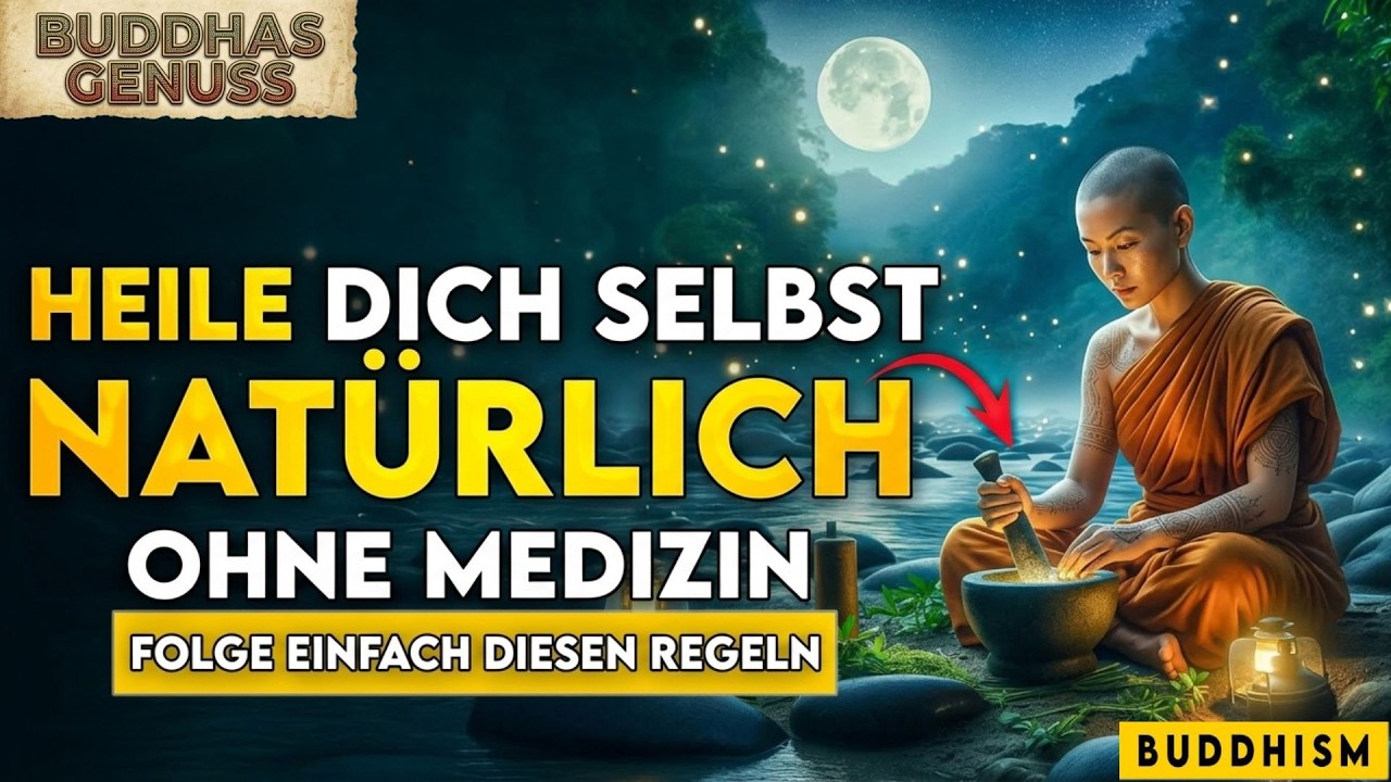 Heile dich selbst auf natürliche Weise – ohne Medikamente 🍃😊 | Buddhismus | Buddhas Genuss