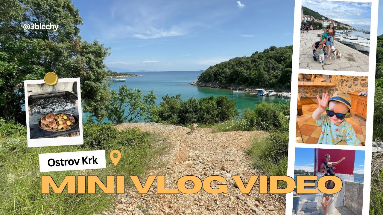 Ostrov Krk | ukázka vily s bazénem ☀️