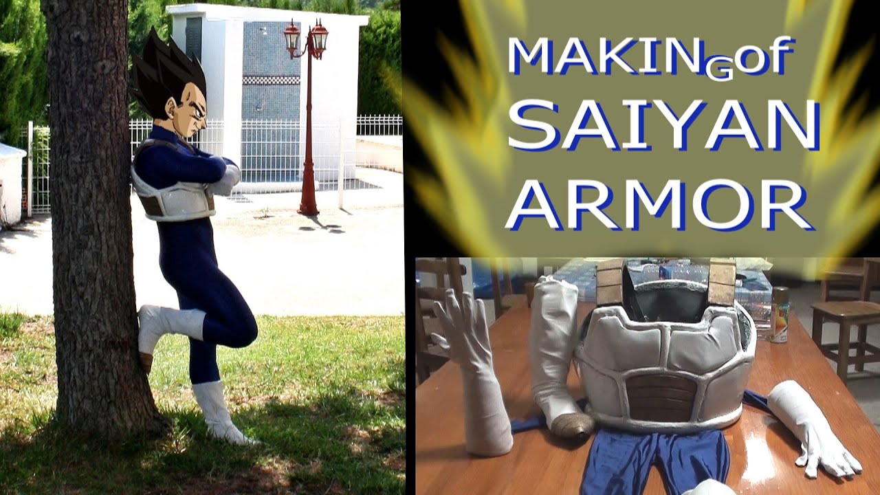 REAL homemade VEGETA Saiyan armor, (DIY)