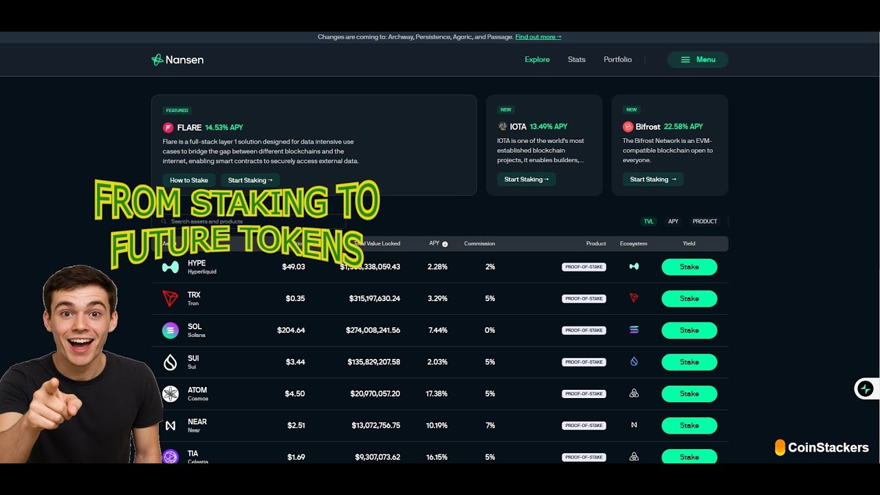 Airdrop Potential Hidden in Points, From Staking to Future Tokens - Nansen Staking Program