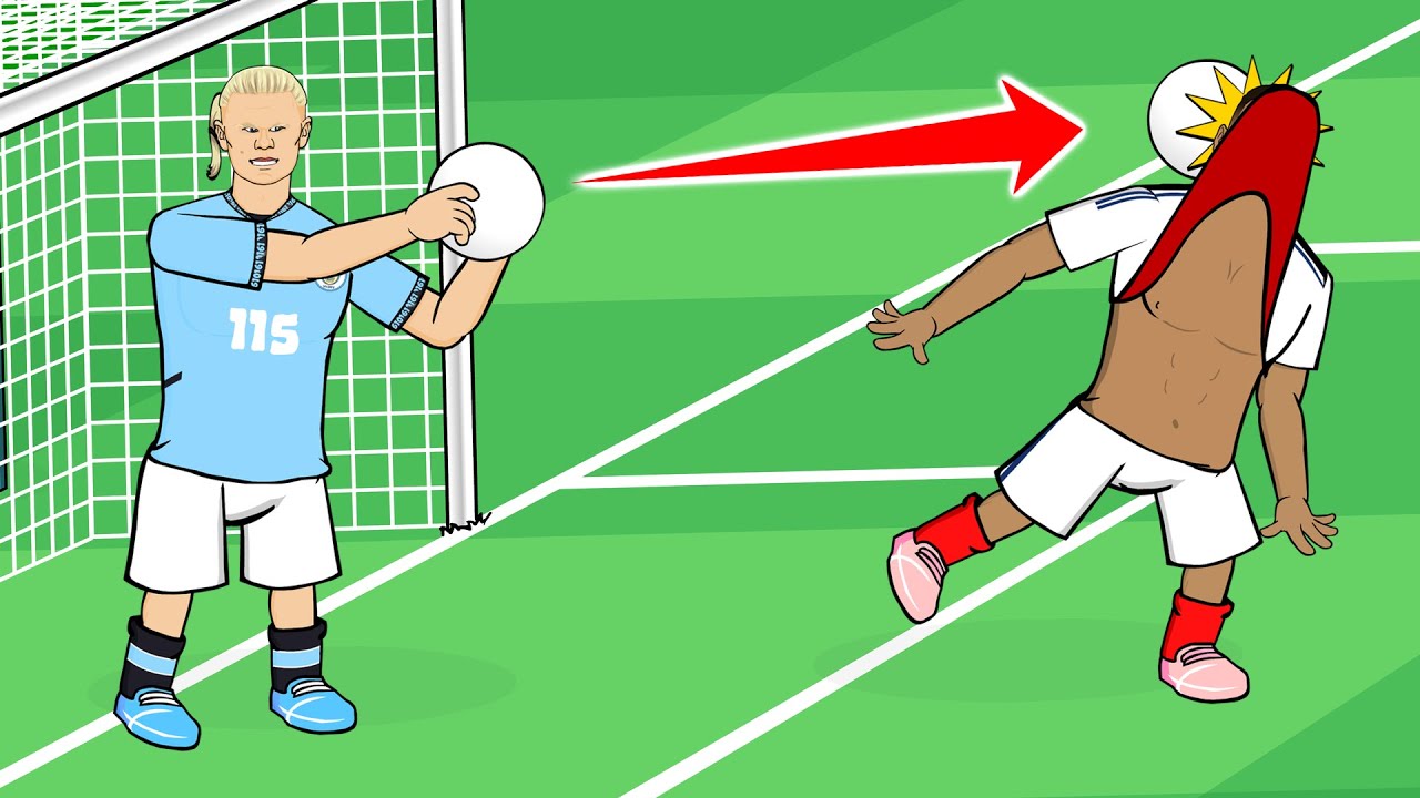 ФУТБОЛИСТЫ БРОСАЮТ МЯЧИ В ГОЛОВУ ГАБРИЭЛЯ💥⚽️ (при участии Haaland Frontmen 8.4)