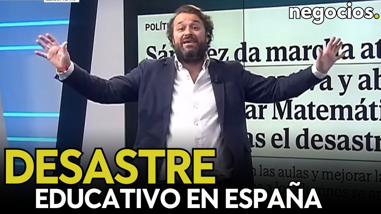 Desastre educativo en España: informe PISA por los suelos y las solución de Sánchez que “da miedo”