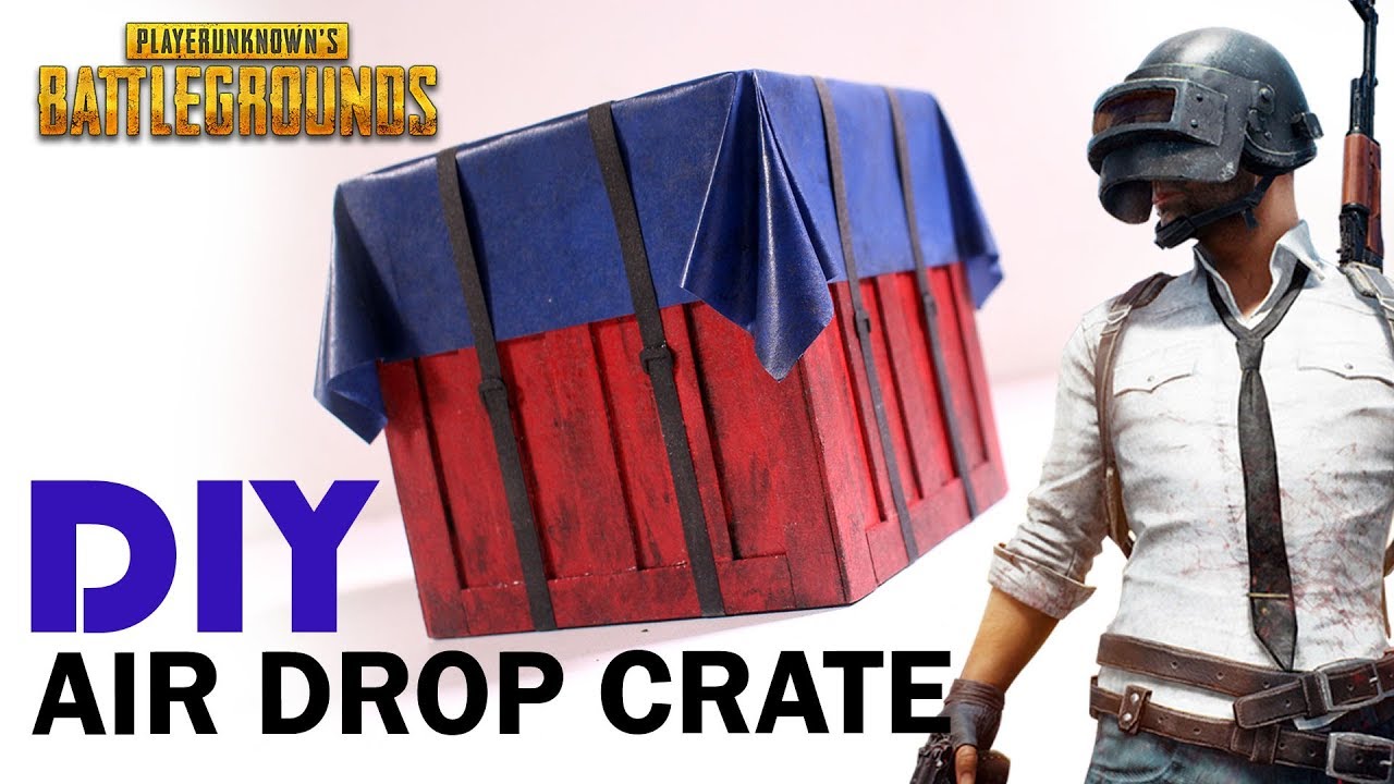 How To Make Airdrop Crate PUBG Game | DIY