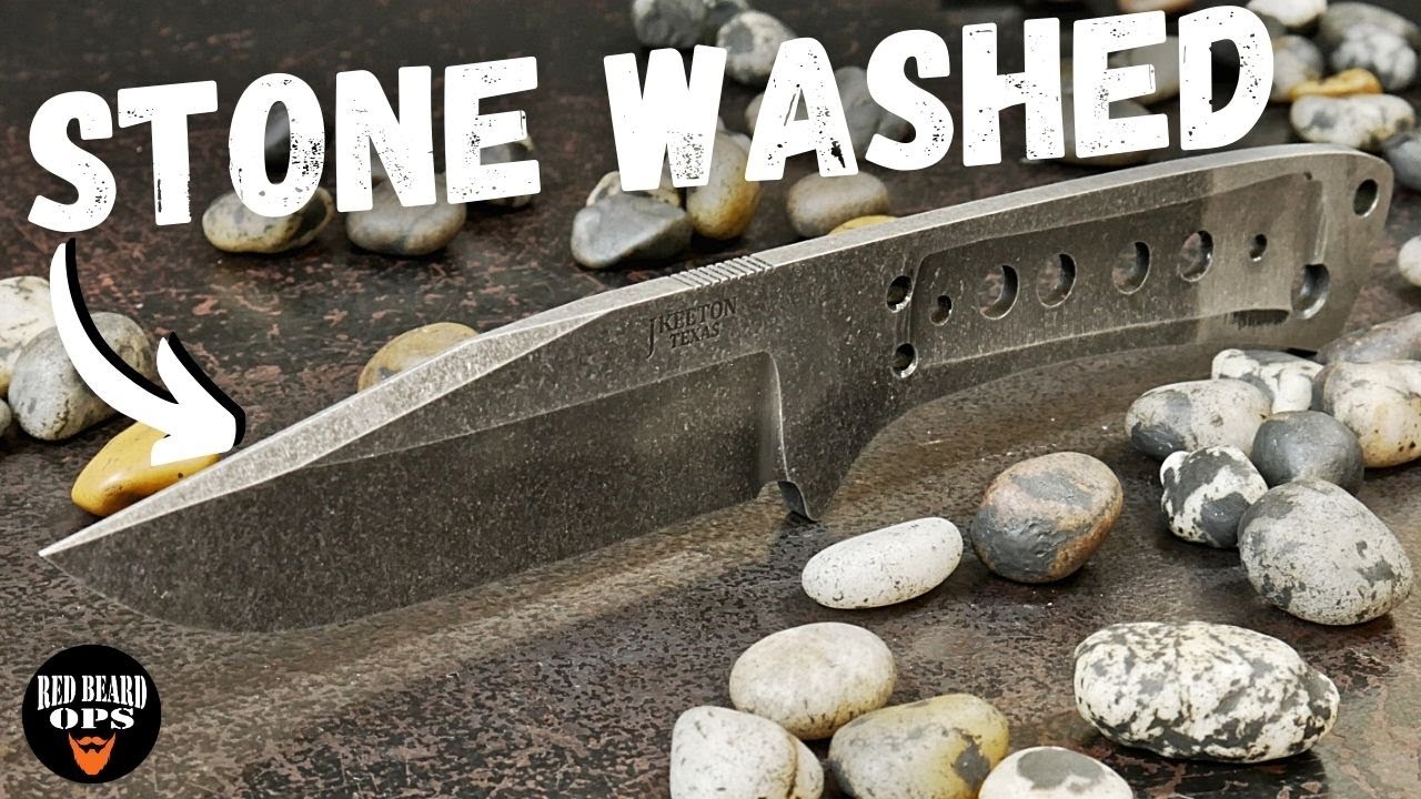 How To Stone Wash A Knife | Full Guide | Knife Making Tips