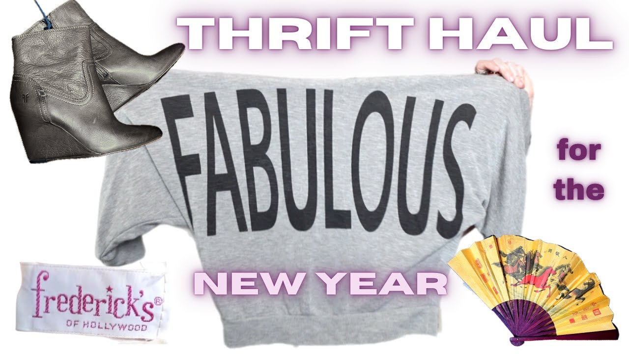 New Year Thrift Haul with Try Ons! ☆ Frye, Juicy Couture, Prada & Elevated Basics! ☆
