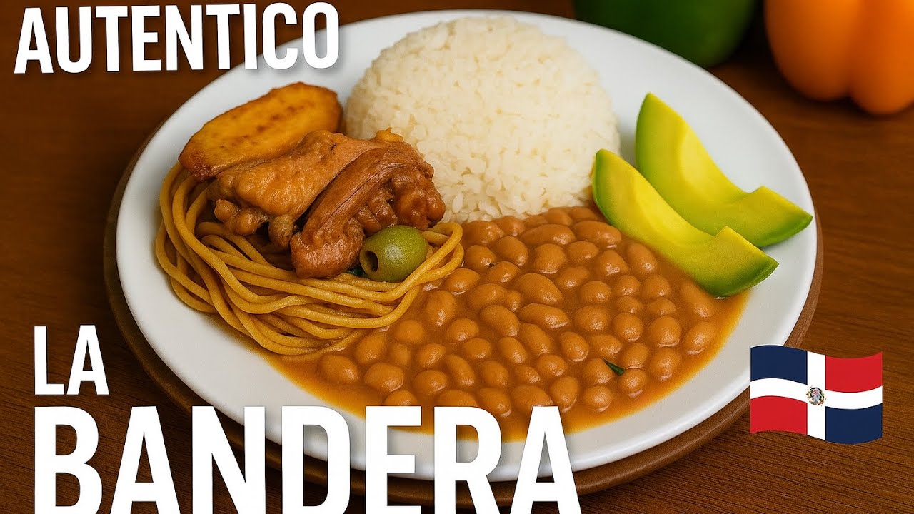 La Bandera Dominicana: Arroz Blanco, Habichuelas Guisadas y Pollo Guisado 🇩🇴 | Receta Fácil 