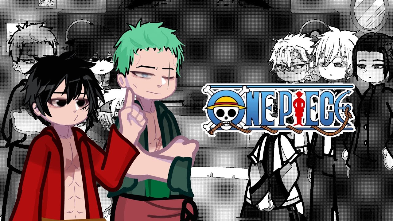 Anime characters react to Monkey D. Luffy [🇷🇺🇺🇸] 2X