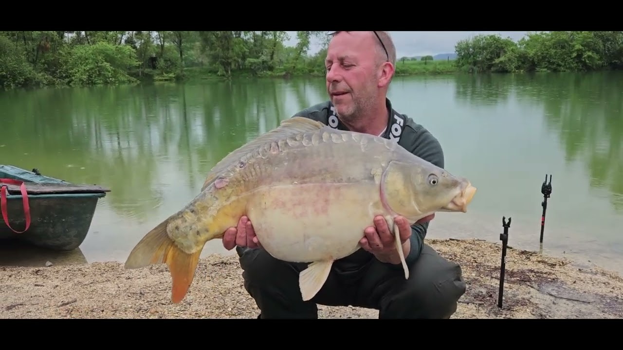 Karpervissen in frankrijk op het betaalwater tarnaud - le petit