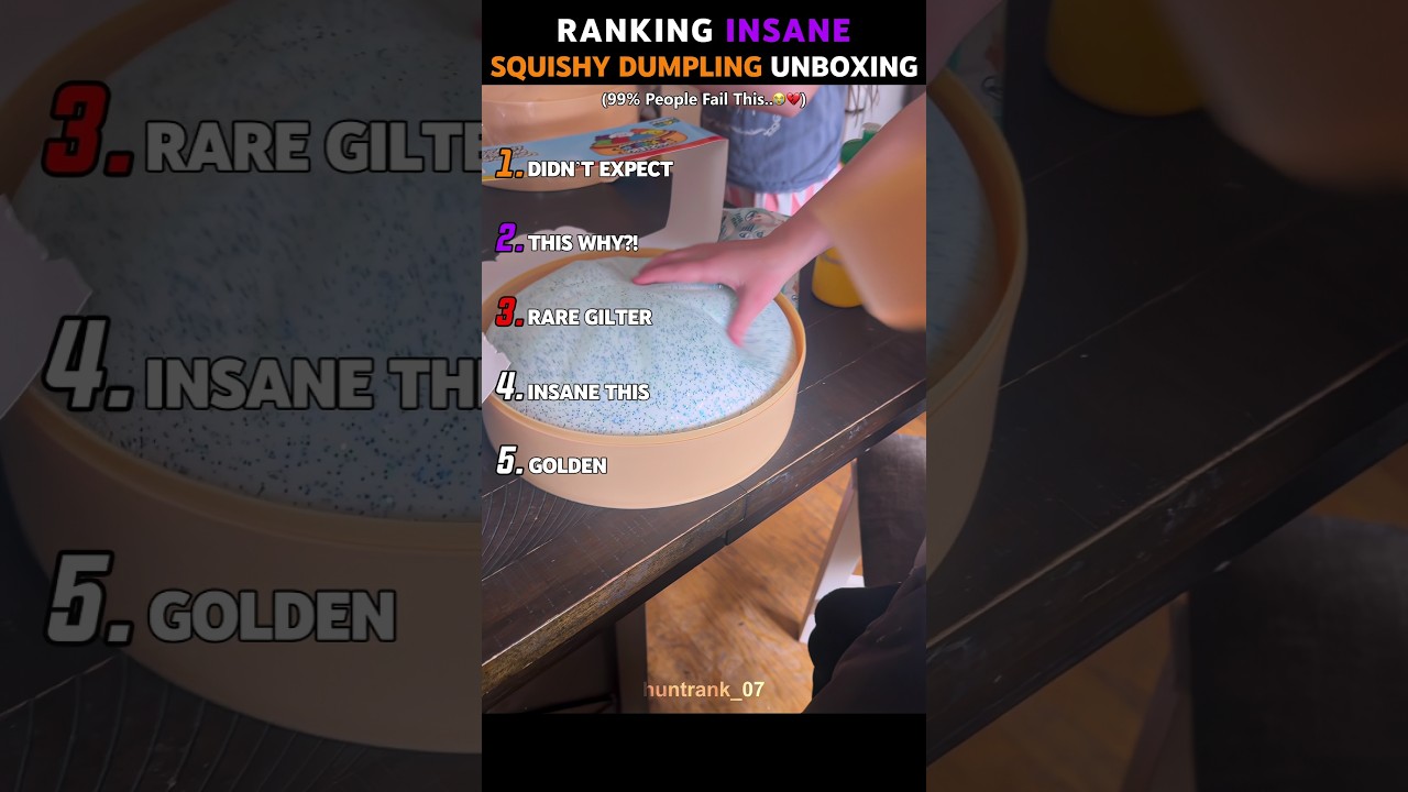 Ranking Insane Squishy Dumpling Unboxing 😭😱