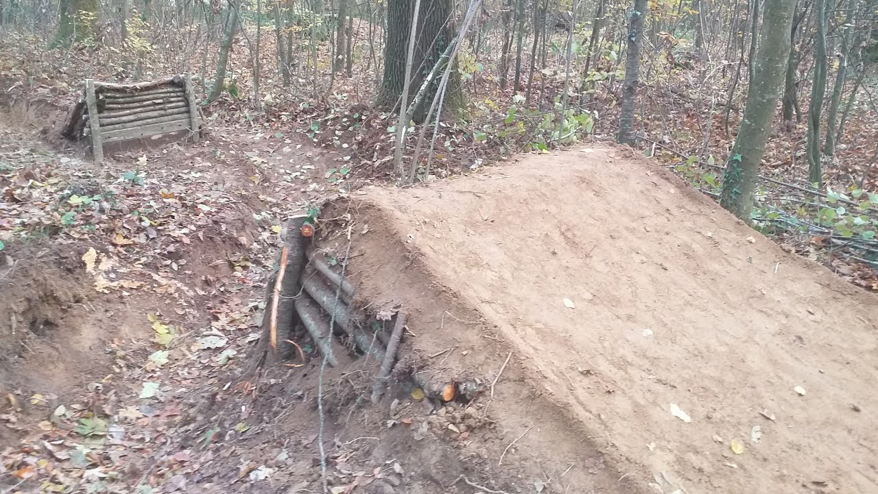 Construction d'une double de 5 mètres (on a casser une pelle)