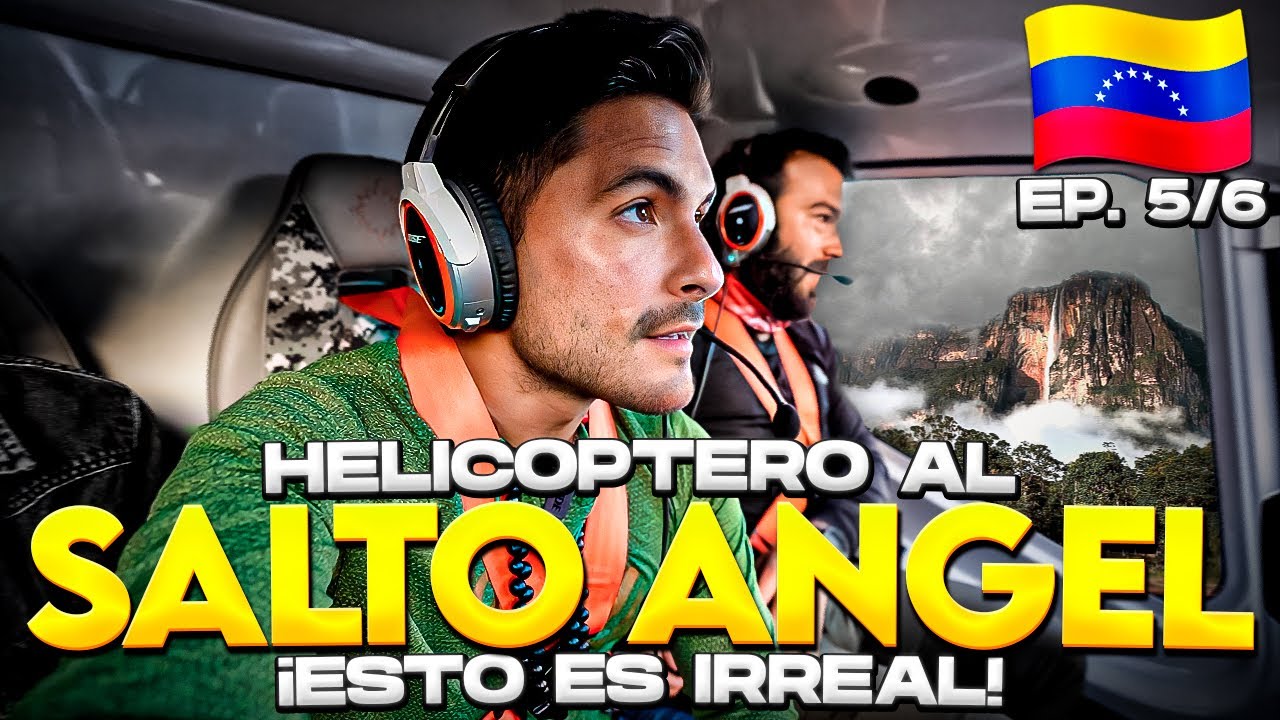 Así es SUBIR A LA CIMA DEL SALTO ÁNGEL en HELICÓPTERO | ¿CUANTO CUESTA? Ep. 5/6 - Gabriel Herrera