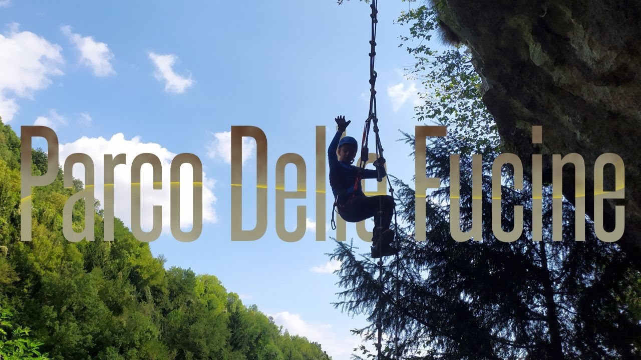 Via Ferrata - Parco delle Fucine - Włochy. Super ferrata w korycie rzeki