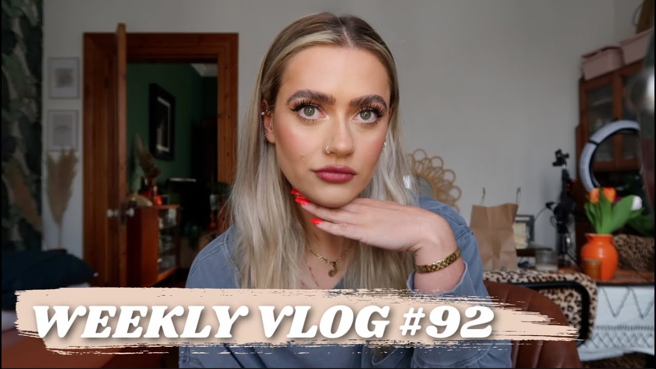 WEEKLY VLOG #92 | MEAL PREP, BOOK HAUL & BRAIN CHATS | AD | EmmasRectangle