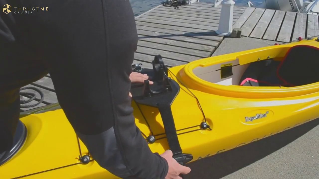 Kayak motor installation