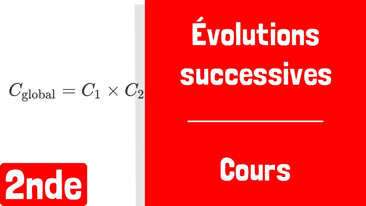 Cours : Évolutions successives