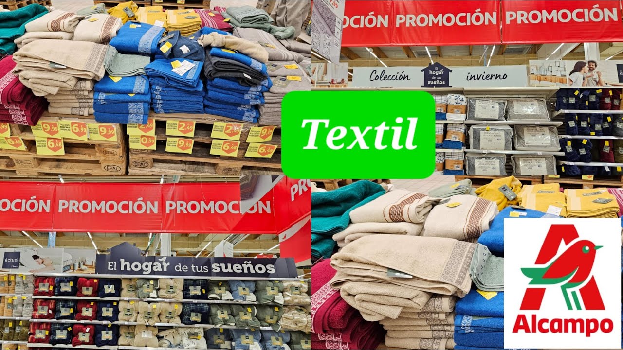 Alcampo NOVEDADES para CASA Rebajas Textil Cortinas Cojines Mantas Tendencias HOME Decoración 2026