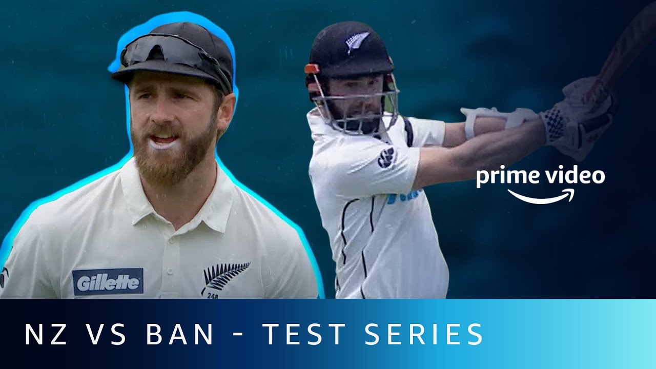 Live Cricket Match - New Zealand Vs Bangladesh | 1st Jan 2022 - 5th Jan 2022 | Amazon Prime Video