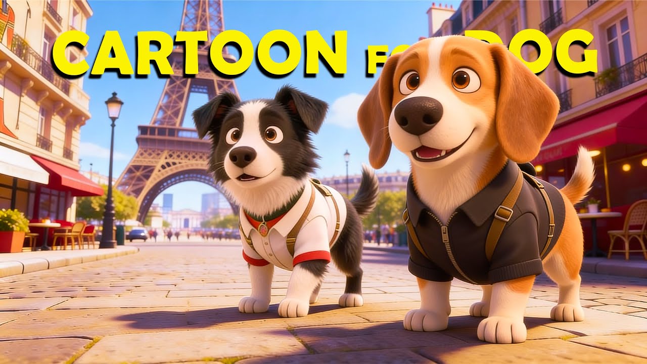 Мультфильмы для собак, помогающие справиться с тревогой, 2026 🐶 Собачье телевидение для собак, оста