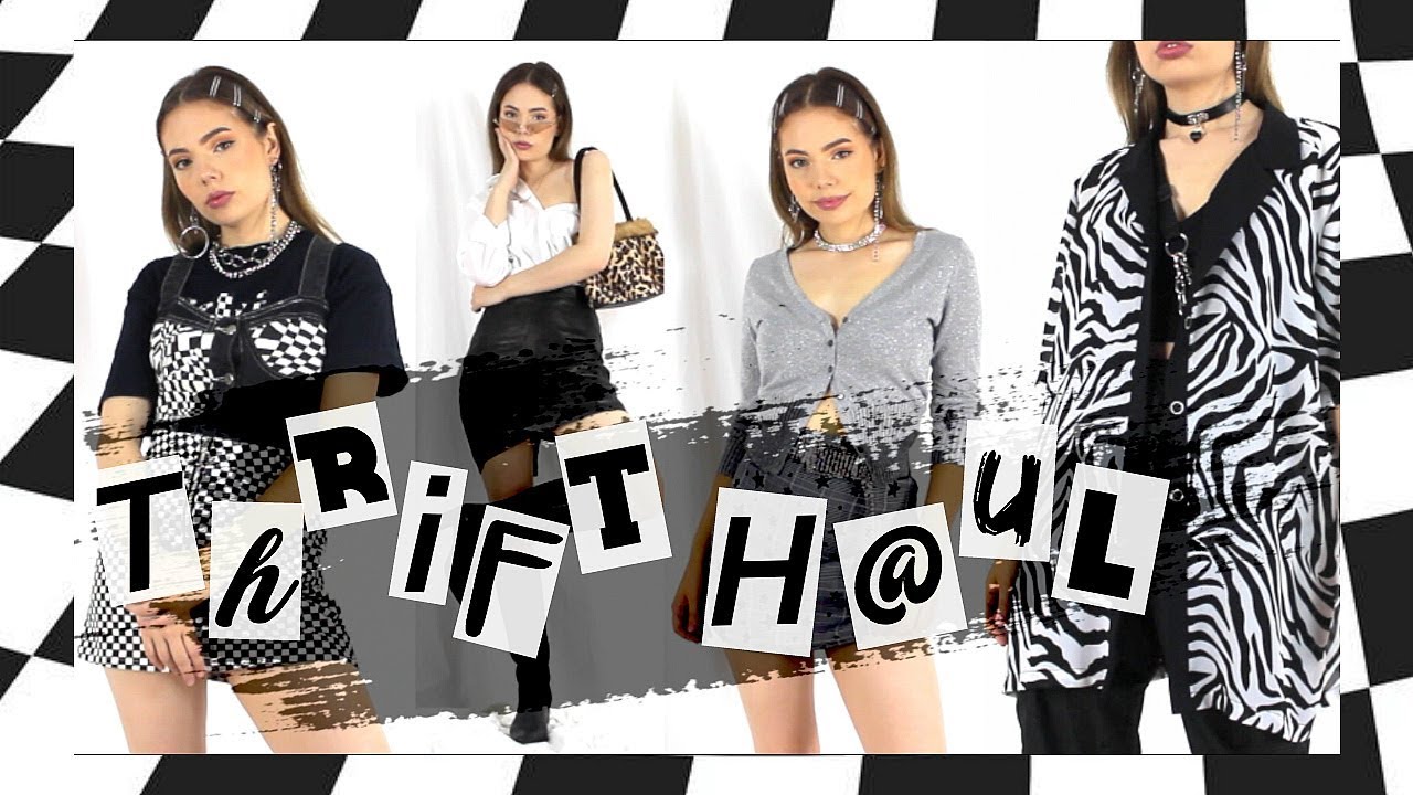 THRIFT HAUL + me playing dress ups in my new finds ●‿●