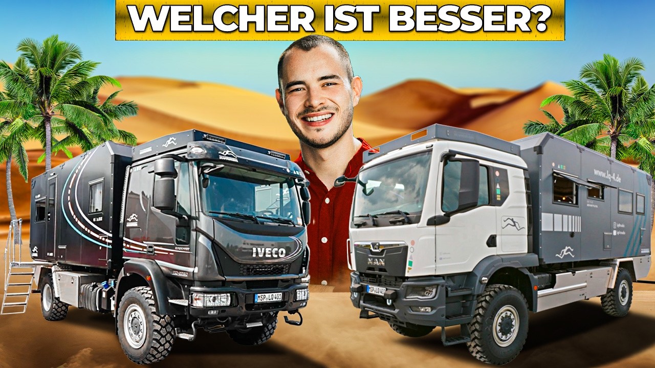 IVECO gegen MAN - Welchen Fendt Wohnwagen wählst du?