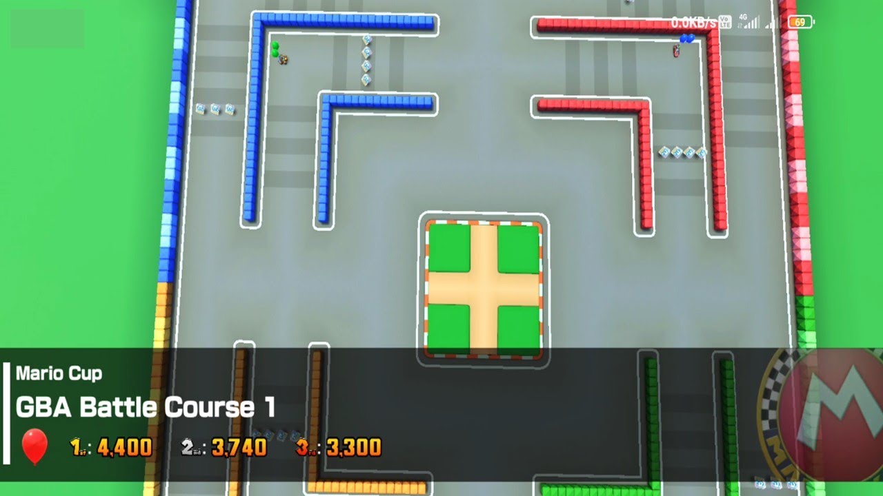 Mario Kart Tour GBA Battle Course 1