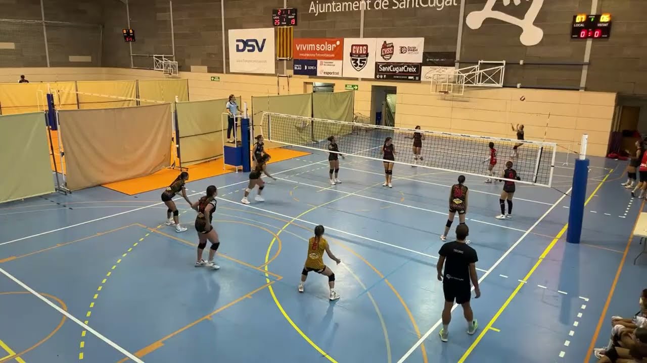DSV Sant Cugat T vs Vic Volei Callís A (4.10.2025) 3-0