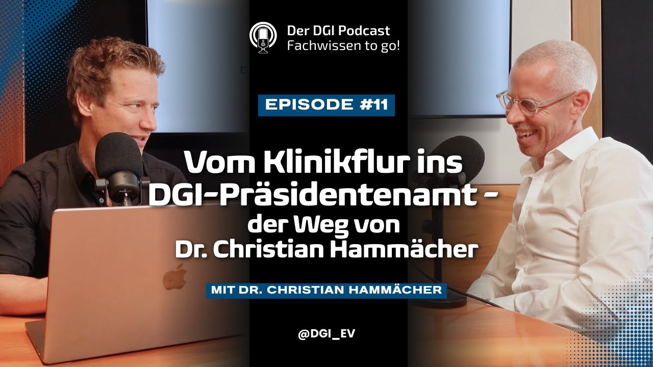 Vom Klinikflur ins DGI-Präsidentenamt - der Weg von Dr. Christian Hammächer