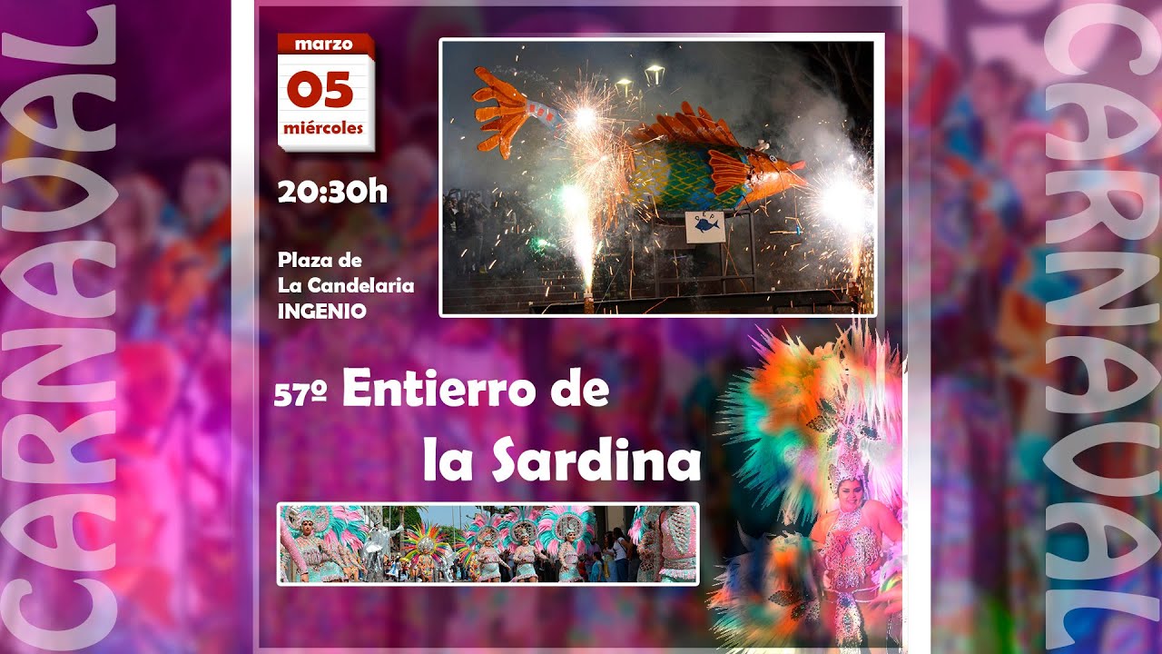 Carnaval de Ingenio 2025. Entierro de la Sardina  05-03-2025